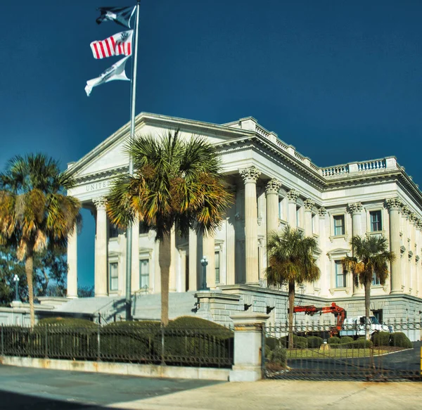 Charleston Egyesült Államok November 2022 Egyesült Államok Vámháza Egy Építészeti — Stock Fotó