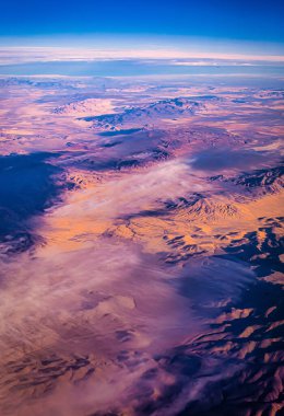 Flagstaff, ABD - 5 Ocak 2012: Büyük Kanyon ulusal parkı ve çöl manzarası