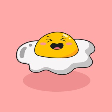 Sevimli Yumurta Vektörü Düzenlenebilir Renkli Çizim Çizimi