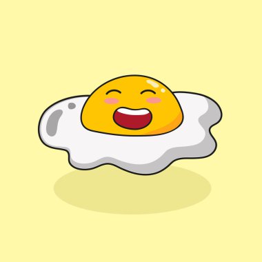 Sevimli Yumurta Vektörü Düzenlenebilir Renkli Çizim Çizimi