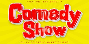 Çizgi film Komedi Gösterisi Vektörü Tamamen Düzenlenebilir Akıllı Nesne Metni Efesi