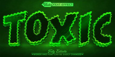  Tehlikeli ve Zararlı Kimyasal Vektör Düzenleme Metni Efekti