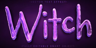  Mistik Kara Cadı Sihirli Gece Büyüsü Tasarımı Vect