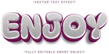 Çizgi film Vektör Tam Düzenlenebilir Akıllı Nesne Metin Efektinin keyfini çıkar