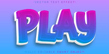 Çizgi film Renkli Oyun Vektörü Tamamen Düzenlenebilir Akıllı Nesne Metni Ef