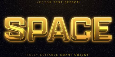 Altın Alan Vektörü Tam Düzenlenebilir Akıllı Nesne Metin Efekti