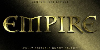 Altın Tarihi İmparatorluk Vektörü Tamamen Düzenlenebilir Akıllı Nesne Metni E
