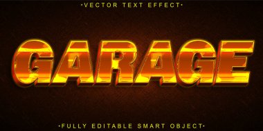 Vektör Tam Düzenlenebilir Akıllı Nesne Metin Efekti