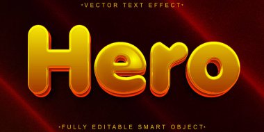 Çizgi film Beyaz Turuncu Kahraman Vektörü Tamamen Düzenlenebilir Akıllı Nesne Tex