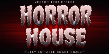 Su Renkli Vektör Tamamen Düzenlenebilir Akıllı Nesne Metni 