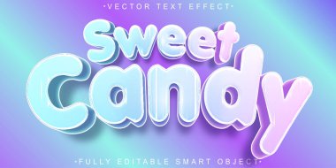 Yumuşak Parlak Renkli Şeker Vektörü Tamamen Düzenlenebilir Akıllı Obje