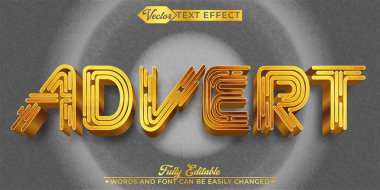 Klasik 90 Müzik Vektörü Düzenlenebilir Metin Efekti Şablonu