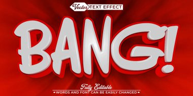  Cesur ve Patlayıcı Çizgi Roman Eylem Biçimi Vektör Düzenleme Metni Efekti