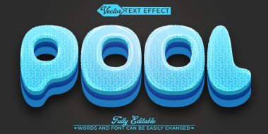   Havuz Denizi Yaz Sahil Oku İşaret Vektörü Yazı Efekti T