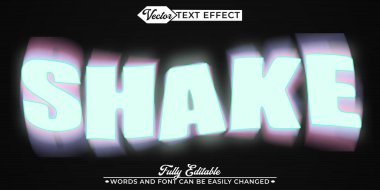 Vektör Düzenlenebilir Metin Efekti Şablonunu Çalkala