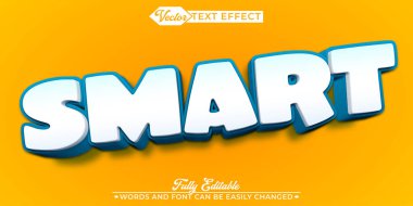 Akıllı metin efekti vektörü