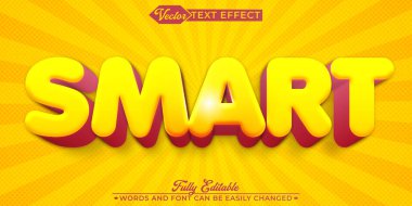 Akıllı metin efekti vektörü