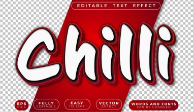 Acılı Acılı Kırmızı Alev Tamamen Düzenlenebilir Vektör Metin Dosyası