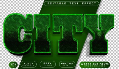 Şehir Kulesi Metropolis Tam Düzenlenebilir Vektör Metin Dosyası