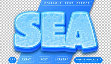  Deniz Okyanusu Su Dalgaları Tamamen Düzenlenebilir Vektör Metin Dosyası