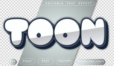 Çizgi Film Eğlenceli Süper Mutlu Tamamen Düzenlenebilir Vektör Metin Dosyası