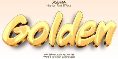 Altın Vektör Metin Efekti Düzenlenebilir Alfabe Sarı Demir Gerçekçi 