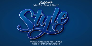 Biçim Vektörü Metin Efekti Düzenlenebilir Alfabesi 