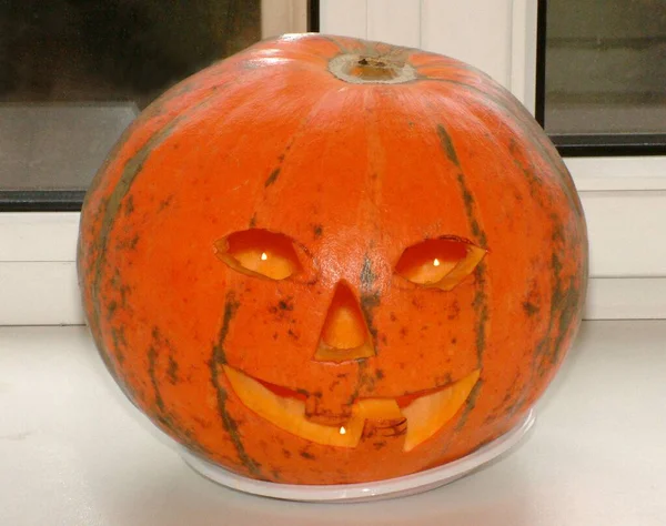 Pumpkin 할로윈 세인트의 이브의 상징이다 — 스톡 사진