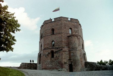 Litvanya, Vilnius, Prens Gediminas 'ın kalesi..