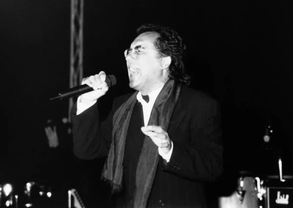 Albano Albano Carrisi Cantora Pop Italiana Durante Uma Apresentação Centenário — Fotografia de Stock