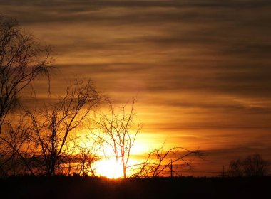 Riga 'nın küçük bölgesinde ocak ayında hava bulutlu..