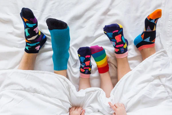 Colorful Socks Feet Symbol World Syndrome Day Stockfoto