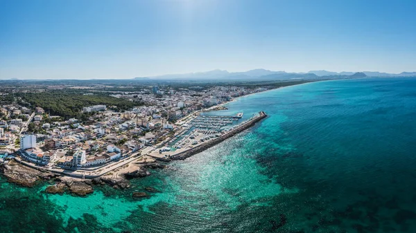 Dapatkah Picafort Mallorca Spanyol Stok Gambar Bebas Royalti