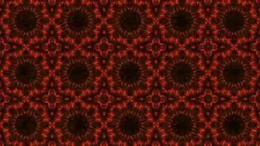 Soyut Kaleydoskop simetrik bileşimi döngüye alındı