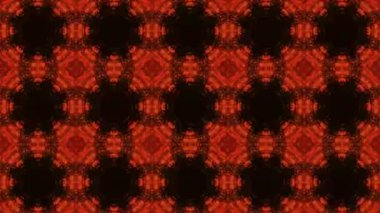 Soyut Kaleydoskop simetrik bileşimi döngüye alındı