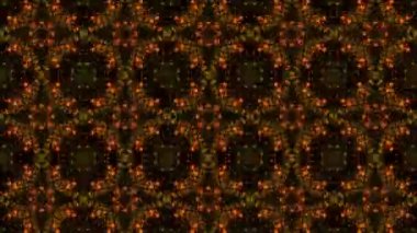 Soyut Kaleydoskop simetrik bileşimi döngüye alındı