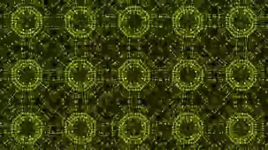 Soyut Kaleydoskop Geçmişi. Hareket Grafikleri Deseni. Fütürist görsel VJ kusursuz döngü. 4K Fraktal Animasyon Görüntüsü