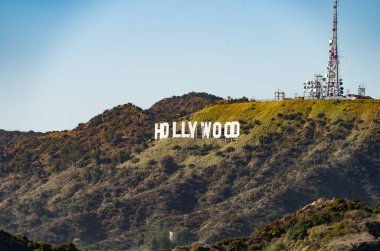 Griffith Park, Gözlemevi 'nden Hollywood tabelası
