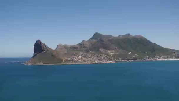 Bilder Naturen Runt Kapstaden Sydafrika Klippiga Klippor Och Turkost Rent — Stockvideo