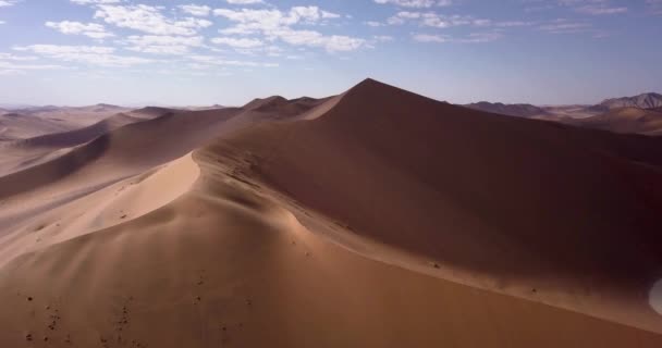 Légi Felvétel Sossusvlei Ról Namíbiában Légi Kilátás Deadvlei Található Déli — Stock videók