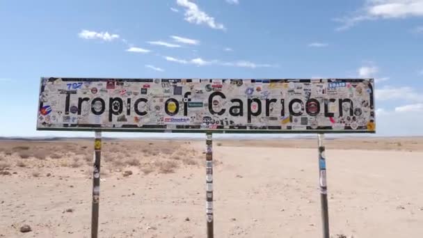 Sossusvlei Namibya Mayıs Oğlak Tropic Namib Desert Namibya Afrika Yüksek — Stok video