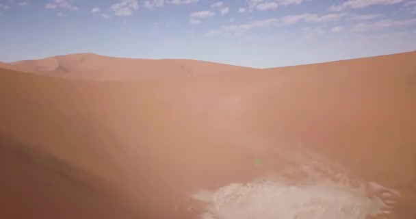 Imágenes Aéreas Drones Sossusvlei Namibia Vista Aérea Deadvlei Situada Parte — Vídeos de Stock