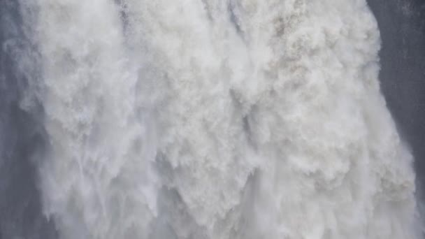 Imágenes Cámara Lenta Gran Cascada Victoria Falls Zimbabue Frontera Con — Vídeo de stock