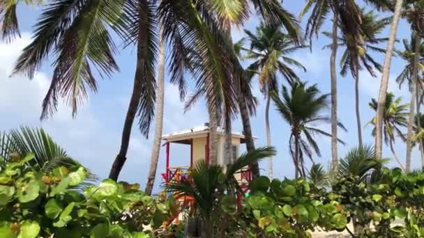 San Andres Colombia Januari Playa Huvudstrand Tropiska San Andres Colombia — Stockvideo