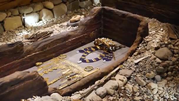 Кёнджу Южная Корея Февраля Большие Древние Гробницы Королей Династии Силла — стоковое видео