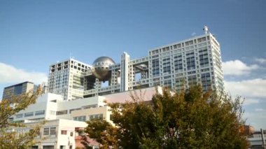 Fuji Televizyon Binası. Fuji TV. Yüksek kalite 4k görüntü