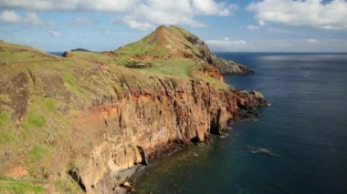 Ponta de Sao Lourenco. Madeira Adası, Portekiz. Yüksek kalite 4k görüntü