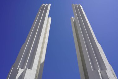 Malazgirt, Mus, Türkiye, 30 Temmuz 2024, Anadolu Kapısı: Malazgirt Anıtı, Türklerin Tarihi Girdisini Yeni Çağ 'a Sembolize Ediyor.