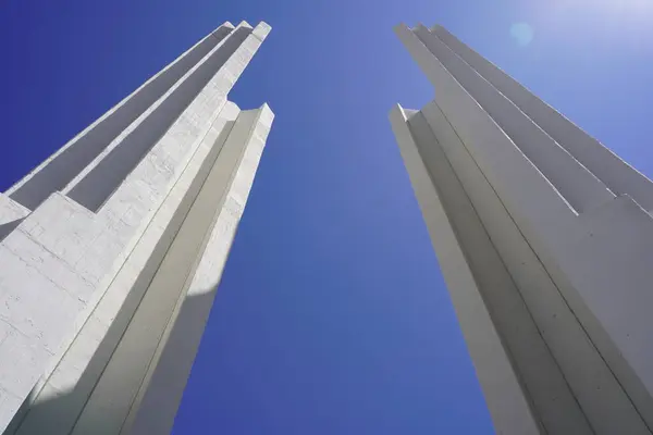 stock image Malazgirt, Mus, Turkey, July 30, 2024, Gateway to Anatolia: The Monument of Malazgirt, Symbolizing the Historic Entry of Turks into a New Era.