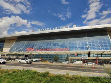 Ankara, Turkey, September 19, 2024, Ankara High-Speed Train Station: The Gateway to Fast Connections and Modern Travel clipart